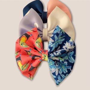 3 hair bow set